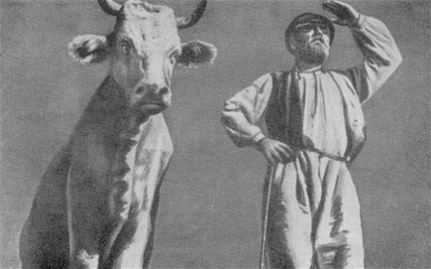 Image - Oleksander Dovzhenko: a scene from his film Earth (1930).